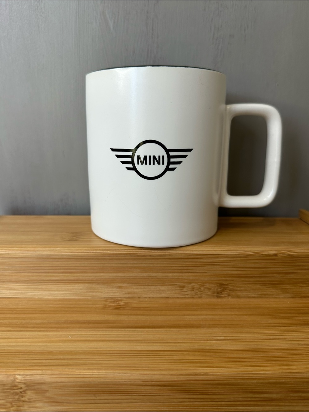 White MINI Cooper Logo Coffee Mug